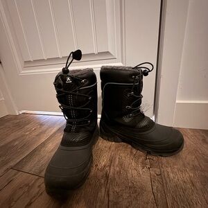 Kamik Black Kids Snow Boots
